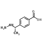 CAS#: 924887-08-1， 4-[(1S)-1-Hydrazinoethyl]benzoic acid