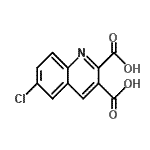 CAS#: 92513-50-3， 6-Chloro-2,3-quinolinedicarboxylic acid