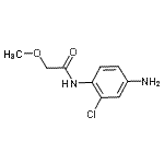 structure of CAS# 926219-03-6, N-(4-Amino-2-chlorophenyl)-2-methoxyacetamide;MFCD09044588;N-(4-amino-2-chlorophenyl)-2-methoxyacetamide
