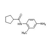 structure of CAS# 926227-21-6, N-(4-Amino-2-methylphenyl)cyclopentanecarboxamide;MFCD09048141;N-(4-amino-2-methylphenyl)cyclopentanecarboxamide