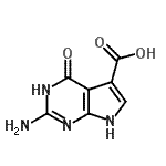 CAS#: 92636-62-9， 2-Amino-4-oxo-4,7-dihydro-1H-pyrrolo[2,3-d]pyrimidine-5-carboxylic acid