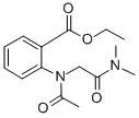 CAS 登录号：92648-99-2， N-乙酰基-N-(二甲基氨基甲酰基甲基)邻氨基苯甲酸乙酯