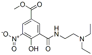 CAS 登录号：92697-56-8， 3-(2-二乙基氨基乙基氨基甲酰基)-4-羟基-5-硝基苯甲酸甲酯