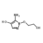 CAS#: 927417-40-1， 5-Amino-1-(2-hydroxyethoxy)-1H-pyrazol-4-ol