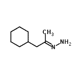 CAS#: 92765-78-1， (1E)-(1-Cyclohexyl-2-propanylidene)hydrazine