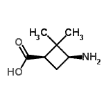 CAS#: 92772-95-7， (1R,3S)-3-Amino-2,2-dimethylcyclobutanecarboxylic acid