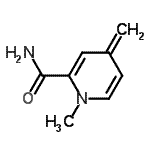CAS#: 92777-77-0， 1-Methyl-4-methylene-1,4-dihydro-2-pyridinecarboxamide