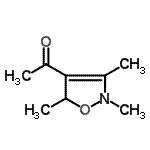 CAS#: 92807-73-3, 1-(2,3,5-Trimethyl-2,5-dihydro-1,2-oxazol-4-yl)ethanone