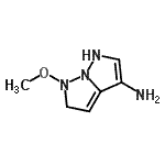 CAS#: 928337-50-2， 6-Methoxy-5,6-dihydro-1H-pyrazolo[1,5-b]pyrazol-3-amine