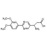 CAS#: 928713-65-9， 3-Amino-3-[2-(3,4-dimethoxyphenyl)-5-pyrimidinyl]propanoic acid