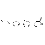 CAS#: 928714-02-7， 3-Amino-3-[2-(4-ethoxyphenyl)-5-pyrimidinyl]propanoic acid