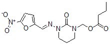 CAS#: 92950-21-5， [3-[(5-Nitrofuran-2-yl)methylideneamino]-2-oxo-1,3-diazinan-1-yl]methyl butanoate