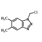 CAS 登录号：92990-98-2， 1-(氯甲基)-5,6-二甲基-1H-苯并三唑