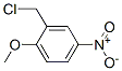 structure of CAS# 93-06-1, 2-(Chloromethyl)-1-methoxy-4-nitrobenzene;2-(Chloromethyl)-1-Methoxy-4-Nitro-Benzene;Sbb006783;Zinc03410452