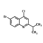 CAS#: 930570-43-7， 6-Bromo-4-chloro-2-isopropylquinoline