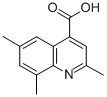 structure of CAS# 93189-20-9, 2,6,8-Trimethylquinoline-4-carboxylic acid;2,6,8-Trimethyl-4-Quinolinecarboxylate;2,6,8-Trimethylcinchoninate;Zinc04487102
