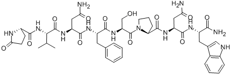 CAS#: 93208-51-6， Glutamyl-Valyl-Asparaginyl-Phenylalanyl-Seryl-Prolyl-Asparaginyl-Tryptophanamide