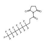 CAS#: 932710-51-5， 1-(4,4,5,5,6,6,7,7,8,8,9,9,9-Tridecafluorononanoyl)-2,5-pyrrolidinedione