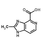 CAS#: 933696-52-7， 2-methyl-1H-imidazo[4,5-c]pyridine-4-carboxylic acid