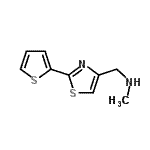 CAS#: 933701-68-9， N-Methyl-1-[2-(2-thienyl)-1,3-thiazol-4-yl]methanamine
