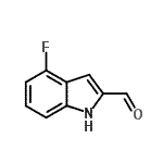 CAS#: 933707-57-4， 4-Fluoro-1H-indole-2-carbaldehyde