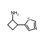 CAS#: 933713-18-9， 2-(1,3-Thiazol-5-yl)cyclobutanamine