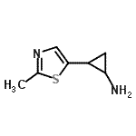 CAS#: 933733-59-6， 2-(2-Methyl-1,3-thiazol-5-yl)cyclopropanamine
