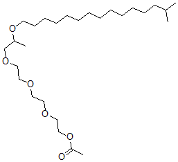 CAS#: 93385-13-8， 2-[2-[2-[2-(Isohexadecyloxy)Propoxy]Ethoxy]Ethoxy]-Ethanol Acetate