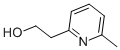 structure of CAS# 934-78-1, 6-Methyl-2-Pyridineethanol;2-(6-Methyl-2-Pyridyl)Ethanol;6-Methylpyridine-2-Ethanol