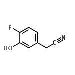 CAS#: 934241-79-9， (4-Fluoro-3-hydroxyphenyl)acetonitrile