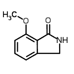 结构式 CAS# 934389-18-1, 7-甲氧基-1-异吲哚啉酮