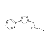 CAS#: 934570-47-5， N-Methyl-1-[5-(4-pyridinyl)-2-thienyl]methanamine
