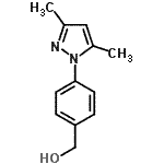 结构式 CAS# 934570-55-5, [4-(3,5-二甲基-1H-吡唑-1-基)苯基]甲醇