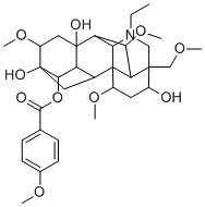 CAS#: 93460-55-0， 8-Deacetylyunaconitine