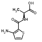 CAS#: 934602-35-4， N-[(3-Amino-2-thienyl)carbonyl]-L-alanine