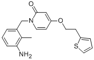 CAS#: 934628-27-0， 1-[(3-Amino-2-Methylphenyl)Methyl]-4-[2-(2-Thienyl)Ethoxy]-2(1H)-Pyridinone