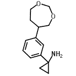 CAS#: 935460-20-1， 1-[3-(1,3-Dioxepan-5-yl)phenyl]cyclopropanamine
