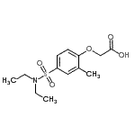 CAS 登录号：93568-54-8， [4-(二乙基氨基磺酰基)-2-甲基苯氧基]乙酸