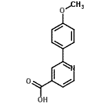 结构式 CAS# 935861-30-6, 2-(4-甲氧基苯基)异烟酸