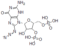 CAS#: 93590-12-6， 8-Azidoguanosine-3',5'-Diphosphate