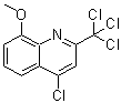 CAS#: 93599-98-5， 4-Chloro-8-methoxy-2-(trichloromethyl)quinoline