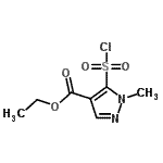 CAS#: 93621-38-6， Ethyl 5-(chlorosulfonyl)-1-methyl-1H-pyrazole-4-carboxylate