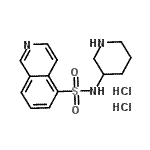 CAS 登录号：936233-07-7， N-(3-哌啶基)-5-异喹啉磺酰胺二盐酸盐