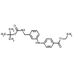 CAS#: 936497-81-3， Ethyl 4-({3-[({[(2-methyl-2-propanyl)oxy]carbonyl}amino)methyl]phenyl}amino)benzoate