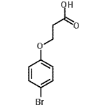 structure of CAS# 93670-18-9, 3-(4-Bromophenoxy)propanoic acid;MFCD02295727;AN-829/13156514