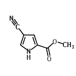 structure of CAS# 937-18-8, methyl 4-cyano-1H-pyrrole-2-carboxylate;methyl 4-cyano-1H-pyrrole-2-carboxylate