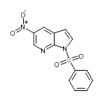 CAS 登录号：937012-11-8， 5-硝基-1-(苯磺酰基)-1H-吡咯并[2,3-b]吡啶