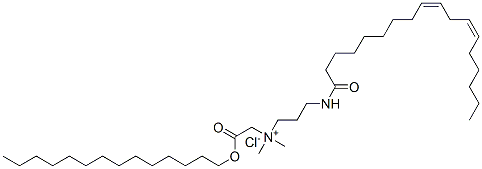 CAS#: 93762-18-6， (Z,Z)-(Dimethyl)[3-[(1-Oxo-9,12-Octadecadienyl)Amino]Propyl][2-Oxo-2-(Tetradecyloxy)Ethyl]Ammonium Chloride
