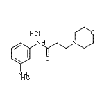 CAS#: 937630-96-1， N-[3-(4-Morpholinyl)propanoyl]-1,3-benzenediaminium dichloride