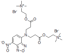 CAS#: 93775-36-1, Bis(Choline)-N-(4-Nitrobenzo-2-Oxa-1,3-Diazol-7-Yl)Imino Dipropionate